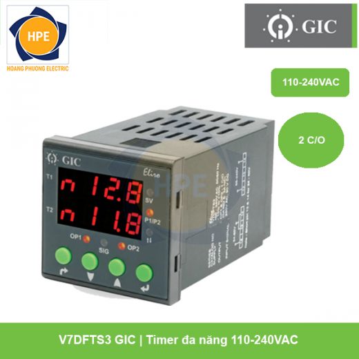 Timer đa năng 12-240VAC/DC V7DFTS3 GIC