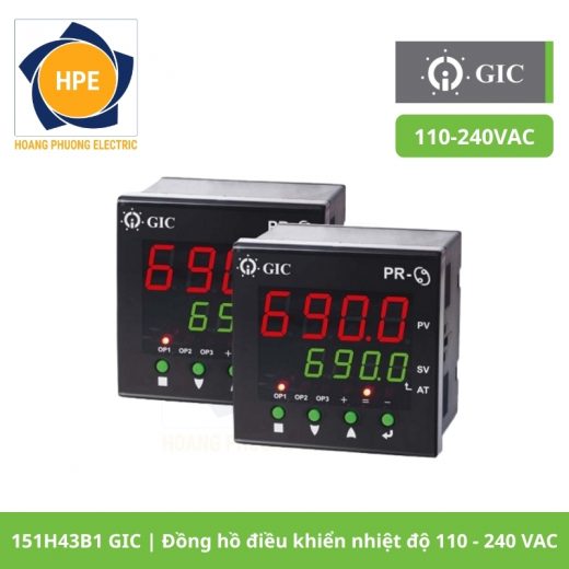 151H43B1 GIC Đồng hồ điều khiển nhiệt độ 110 - 240 VAC