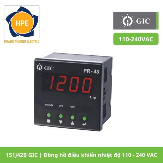 151J42B GIC Đồng hồ điều khiển nhiệt độ 110 - 240 VAC