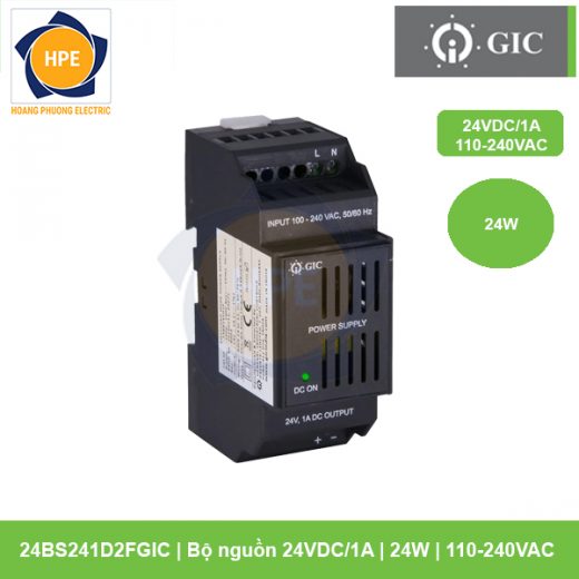 Bộ nguồn 24VDC 24BS241D2F GIC