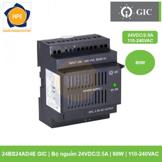 Bộ nguồn 24VDC 24BS24AD4E GIC