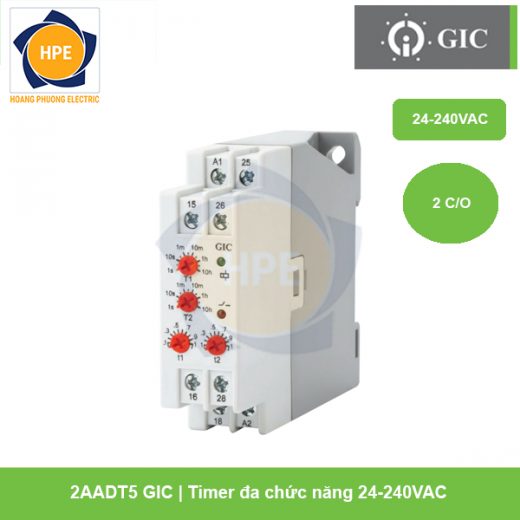 Timer đa năng 24-240VAC 2AADT5 GIC