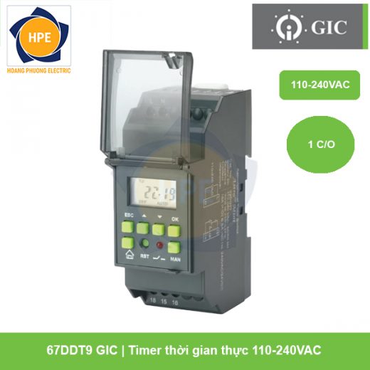 Timer thời gian thực 110-240VAC 67DDT9 GIC