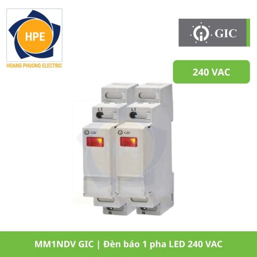 MM1NDV GIC Đèn báo 1 pha LED 240 VAC