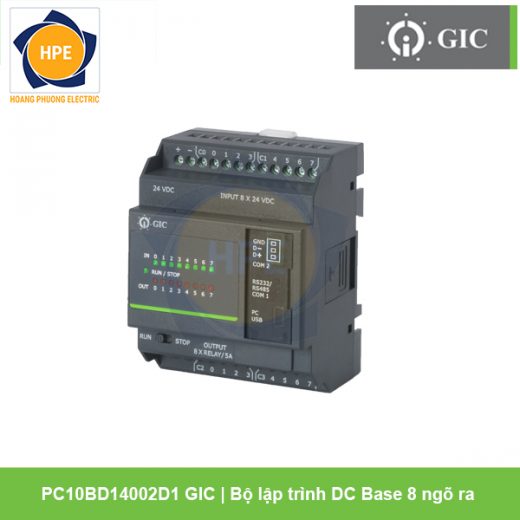 Bộ lập trình DC Base 8 ngõ ra PC10BD14002D1 GIC