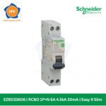 mcb-schneider-ez9d33606-1p+n-6a-4.5ka-30ma