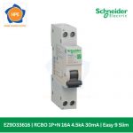mcb-schneider-ez9d33616-1p+n-16a-4.5ka-30ma