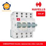 DHMGOFPX025 Havells - Aptomat đảo chiều 4p 25A