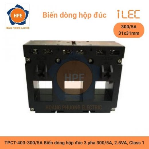 Biến dòng hộp đúc 3 pha TPCT 403 300/5A