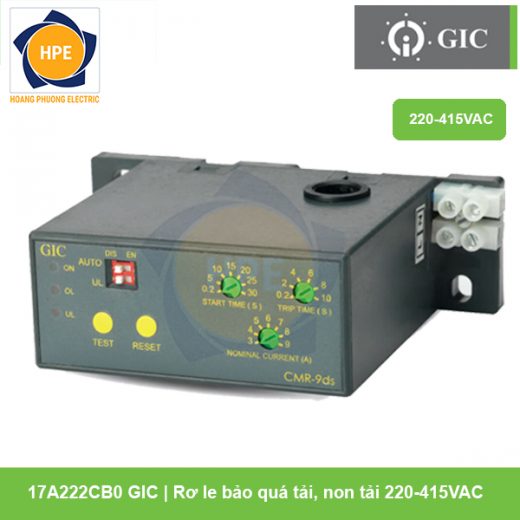 Rơ le quá tải, non tải 220-415VAC 17A222CB0 GIC