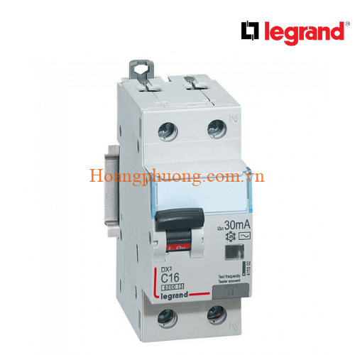 rcbo-legrand-dx3-6000-10ka-16a-1p+n-411002 RCBO Legrand DX3 6000-10kA 1P+N 16A 411002