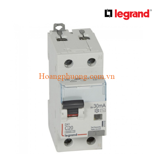 rcbo-legrand-dx3-6000-10ka-20a-1p+n-411003 RCBO Legrand DX3 6000-10kA 1P+N 20A 411003