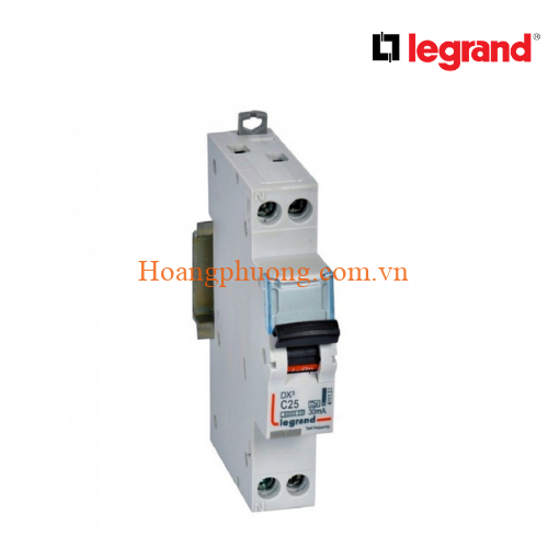 rcbo-legrand-dx3-6000-6ka-25a-1p+n-411133 RCBO Legrand DX3 6000-6kA 1P+N 25A 411133
