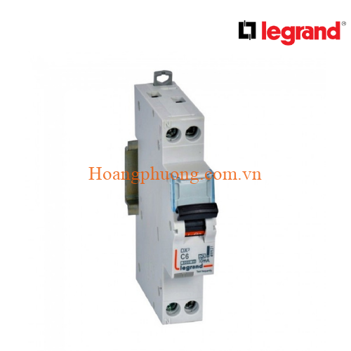 rcbo-legrand-dx3-6000-6ka- 6a-1p+n-411121 RCBO Legrand DX3 6000 - 6kA 1P+N 6A 411121