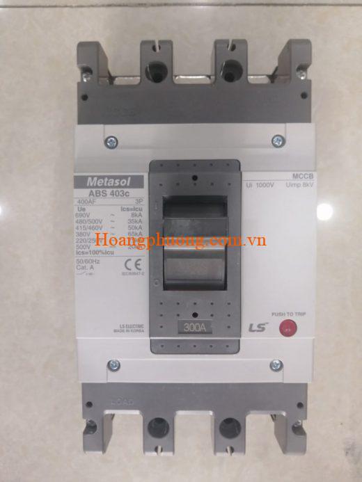 Aptomat LS MCCB ABS403c 3P 250A~400A 65kA