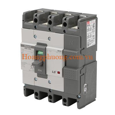 Aptomat LS MCCB ABS104c 4P 20A~100A,125A 42kA