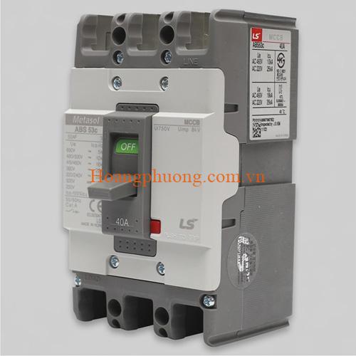 Aptomat LS MCCB ABS53c 3P 15A~50A 22kA