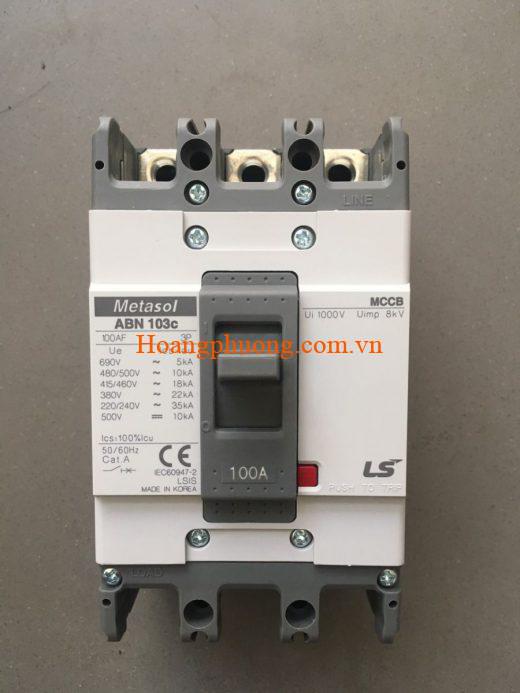 Aptomat LS MCCB ABS103c 3P 15A~125A 42kA