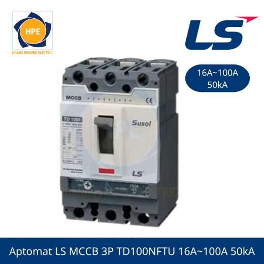 Aptomat LS MCCB 3P TD100NFTU 16A~100A 50kA