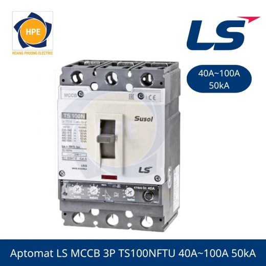 Aptomat LS MCCB 3P TS100NFTU 40A~100A 50kA