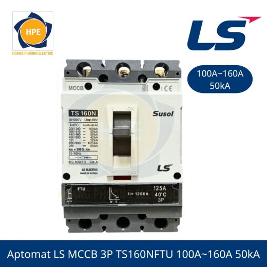 Aptomat LS MCCB 3P TS160NFTU 100A~160A 50kA