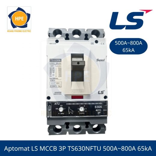 Aptomat LS MCCB 3P TS630NFTU 500A~800A 65kA