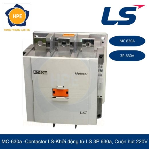 Contactor LS MC-630a 3P 630A cuộn hút 220V