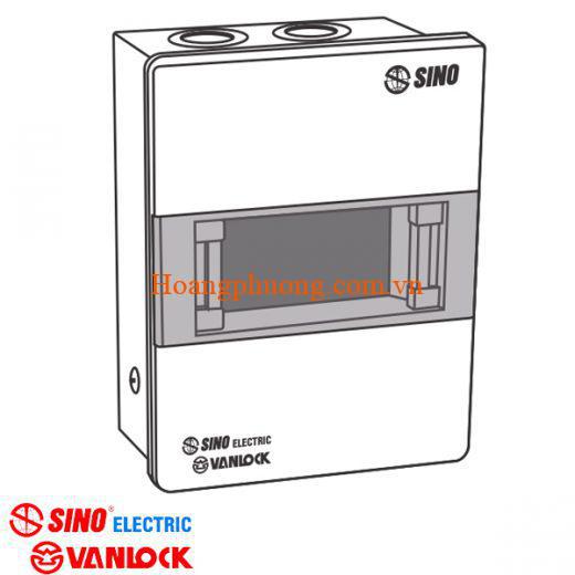 E4MXS-3-6L-sino-tu-dien-am-tuong-3-6-module Tủ điện âm tường E4MXS 3-6 module