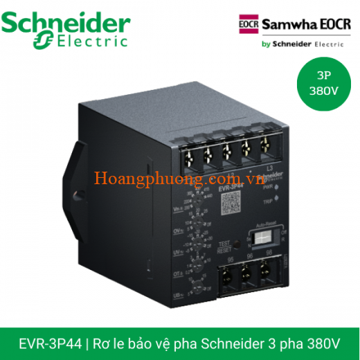 Rơ-le điện áp EVR-3P44 Schneider 3 pha 380V