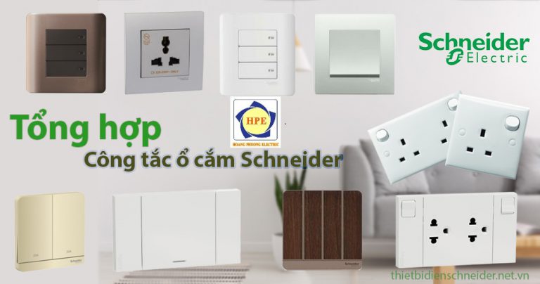 Các loại công tắc ổ cắm Schneider