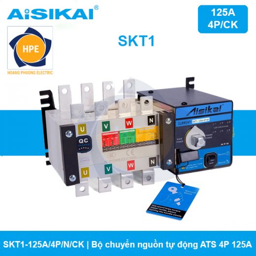 SKT1-125A/4P/N/CK - Chuyển nguồn tự động ATS 4P 125A