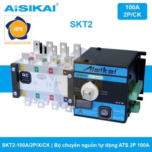 SKT2-100A/4P/X/CK - Chuyển nguồn tự động ATS 4P 100A