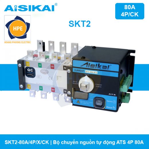 SKT2-80A/4P/X/CK - Chuyển nguồn tự động ATS 4P 80A
