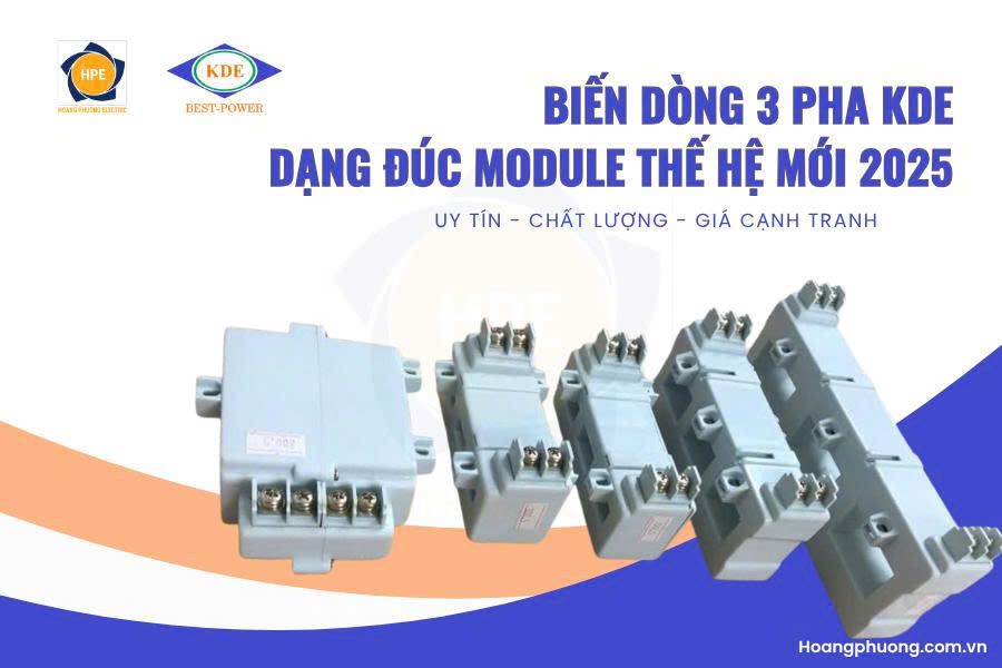 Biến dòng khối 3 pha (KDE 3 Phase Block Current Transformer) là dòng sản phẩm nổi bật của KDE 2025, được thiết kế đúc nguyên khối dạng module cho cả 3 pha trong cùng một thiết bị.