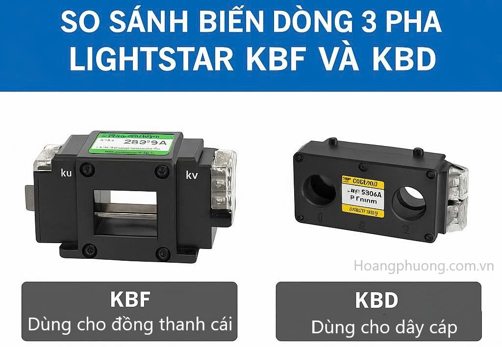 Biến dòng đúc 3 pha Lightstar – Hàn Quốc, thiết kế an toàn, chính xác, dùng cho đo lường và bảo vệ hệ thống điện 3 pha. Đa dạng model từ 100A đến 1200A, đạt chuẩn CE, KS.