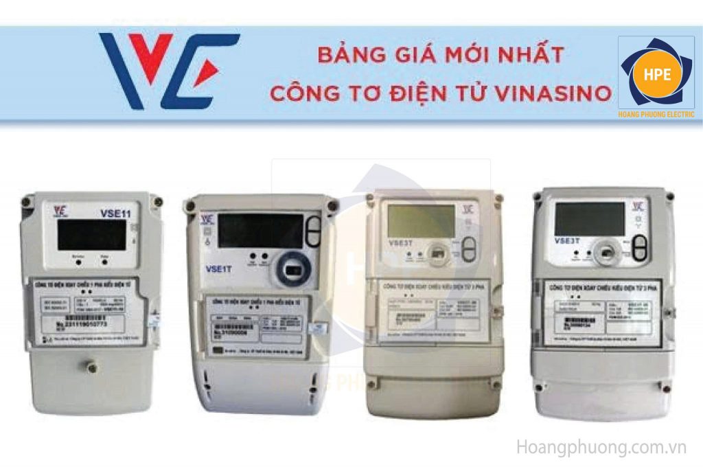 Công tơ điện tử Vinasino – Phân phối chính hãng tại Thiết bị điện Hoàng Phương