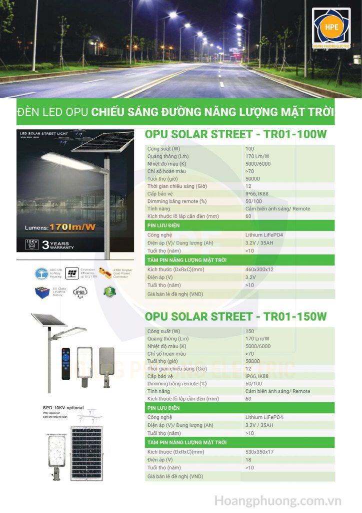 Đèn LED OPU Light – Giải pháp chiếu sáng hiện đại, tiết kiệm điện, tuổi thọ cao. Sản phẩm đa dạng: đèn năng lượng mặt trời, đèn đường, đèn nhà xưởng, LED dây, phù hợp dân dụng & công nghiệp.