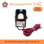 Biến dòng kẹp hở SCT24 250/5A iLEC – Dòng định mức 250A, đầu ra 5A, Class 1.0, công suất 1.5–2VA, lỗ xuyên Ø24mm