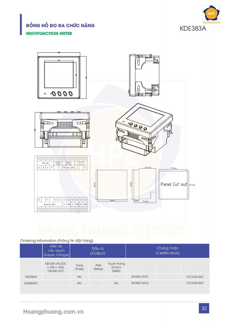 Thiết bị điện KDE là thương hiệu Việt Nam chuyên về thiết bị đo lường, biến dòng điện (CT), đồng hồ điện và thiết bị giám sát.