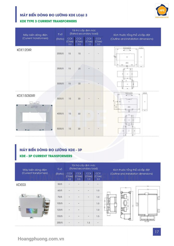 Thiết bị điện KDE là thương hiệu Việt Nam chuyên về thiết bị đo lường, biến dòng điện (CT), đồng hồ điện và thiết bị giám sát.