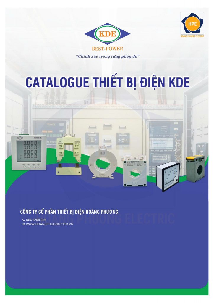 Thiết bị điện KDE là thương hiệu Việt Nam chuyên về thiết bị đo lường, biến dòng điện (CT), đồng hồ điện và thiết bị giám sát.