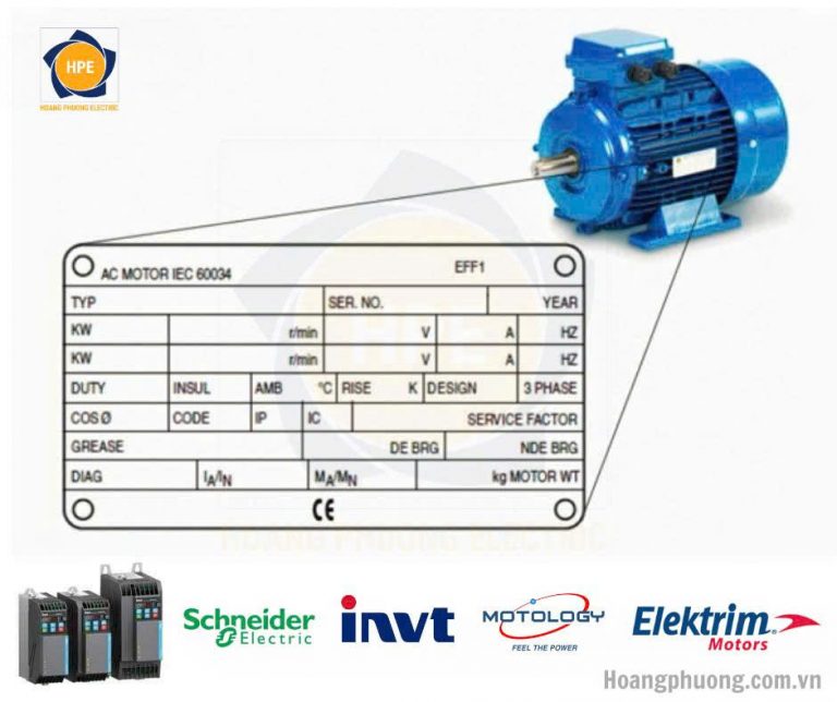 Cách đọc tem thông số động cơ điện – Hướng dẫn chi tiết từ Thiết bị điện Hoàng Phương