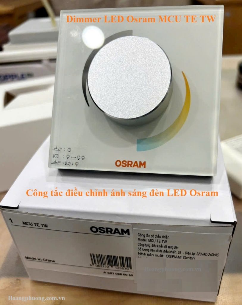Giải pháp chiếu sáng cao cấp với Dimmer MCU TE TW + Driver TW + Đèn LED Downlight Osram