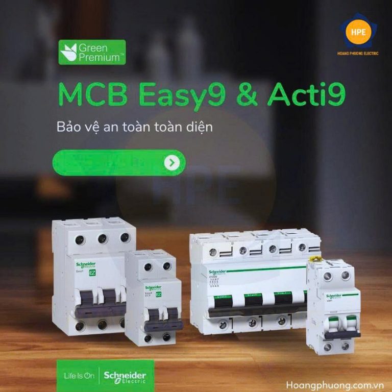MCB Schneider Easy9 & Acti9 – Giải pháp bảo vệ mạch điện toàn diện