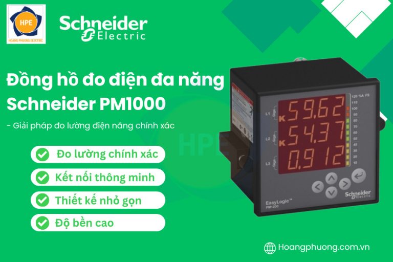 Đồng hồ đo điện đa năng Schneider PM1000 – Giải pháp giám sát tin cậy