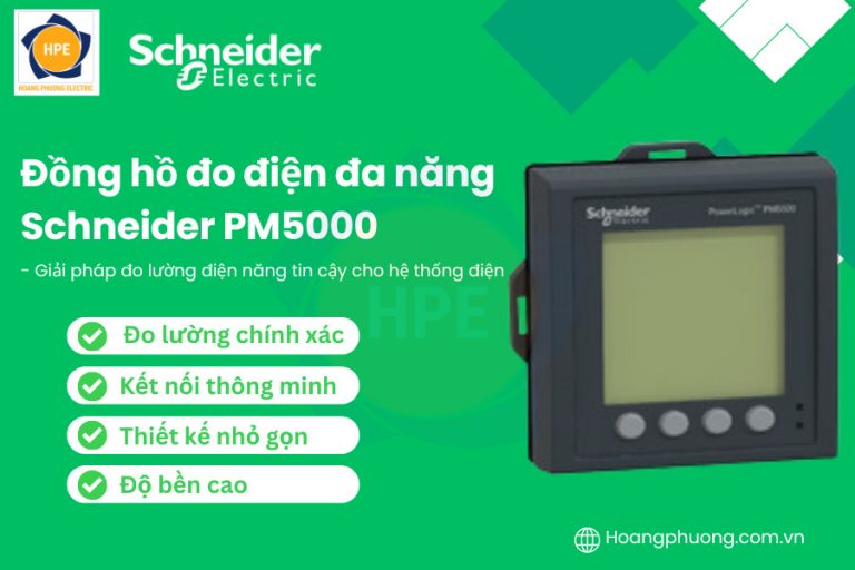 Đồng hồ đo điện đa năng Schneider PM5000 – Giải pháp giám sát điện tin cậy