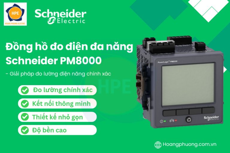 Đồng hồ đo điện đa năng Schneider PM8000 – Giải pháp đo điện đáng tin cậy
