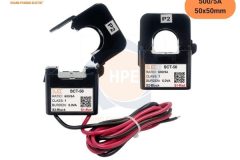Hình ảnh biến dòng kẹp hở SCT50 500/5A iLEC, thiết kế Ø50mm, công suất 5VA.