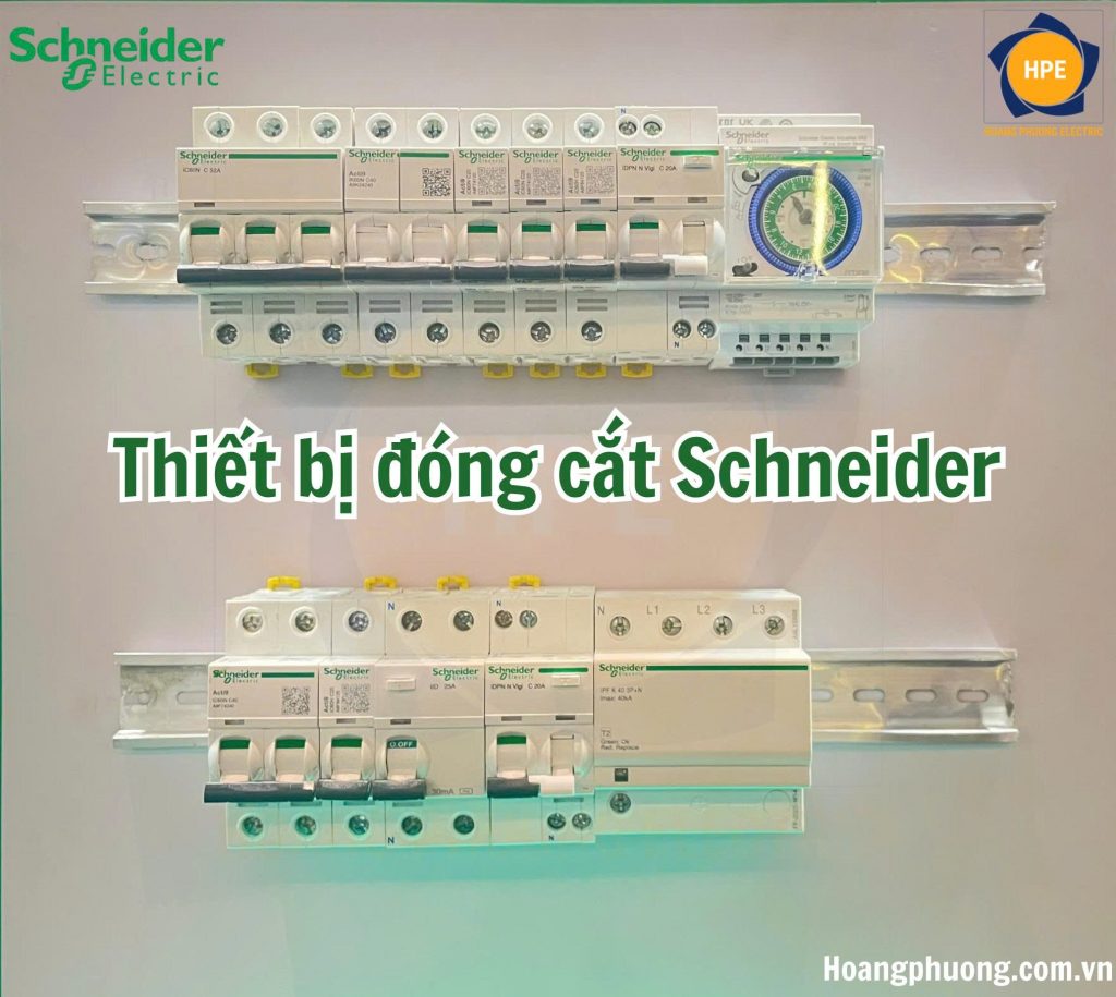 Thiết bị đóng cắt Schneider chính hãng là giải pháp toàn diện cho an toàn – độ tin cậy – tiết kiệm chi phí trong hệ thống điện.
