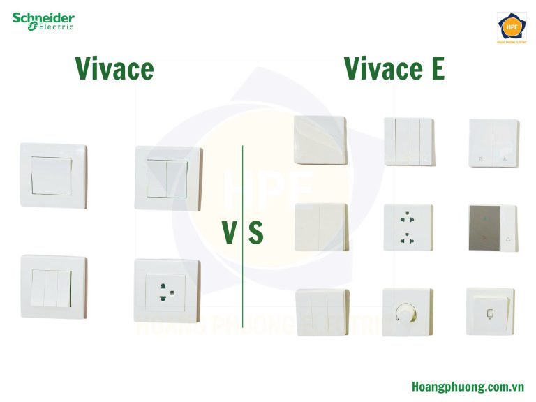 Công tắc ổ cắm Vivace E Schneider – Sự phát triển của sự thanh lịch và tính năng vượt trội với các thiết kế đổi mới